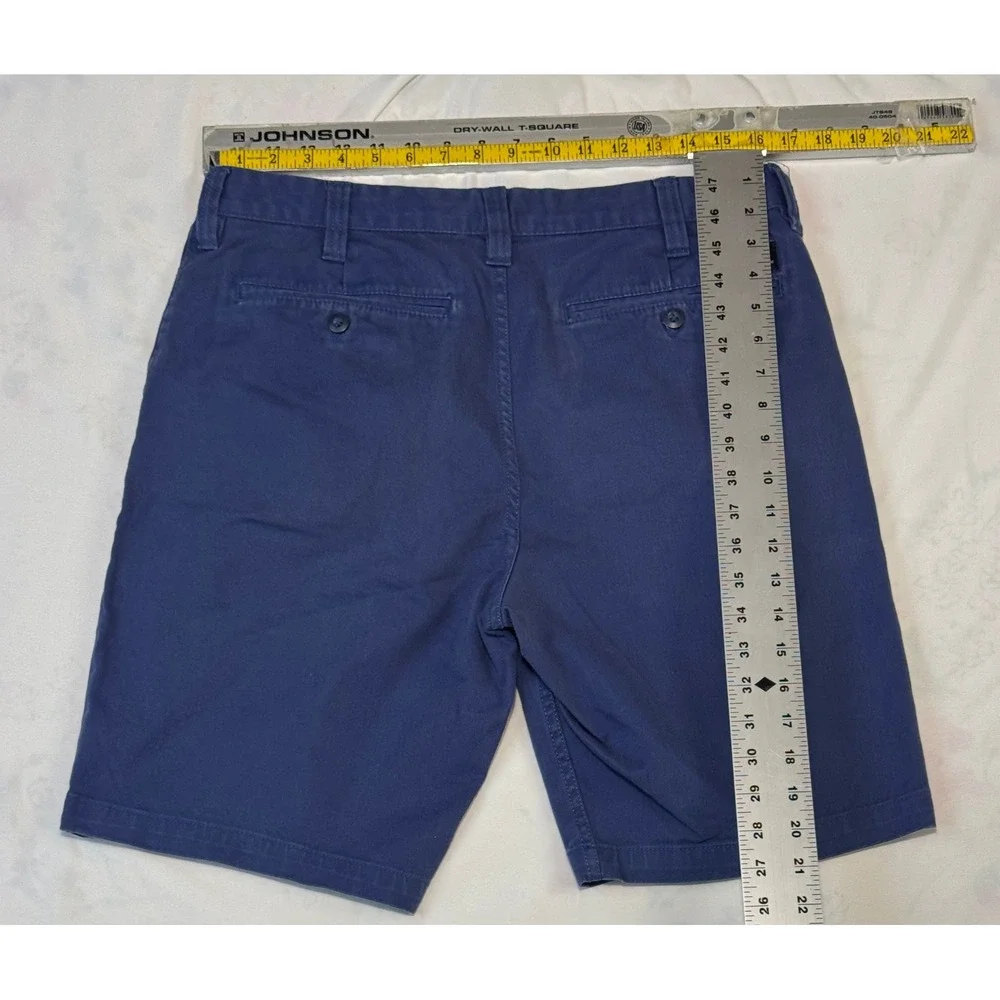DC Shoes Mens Navy Blue Straight Fit Chino Shorts Size 32 DYWS03064 Skate Casual
